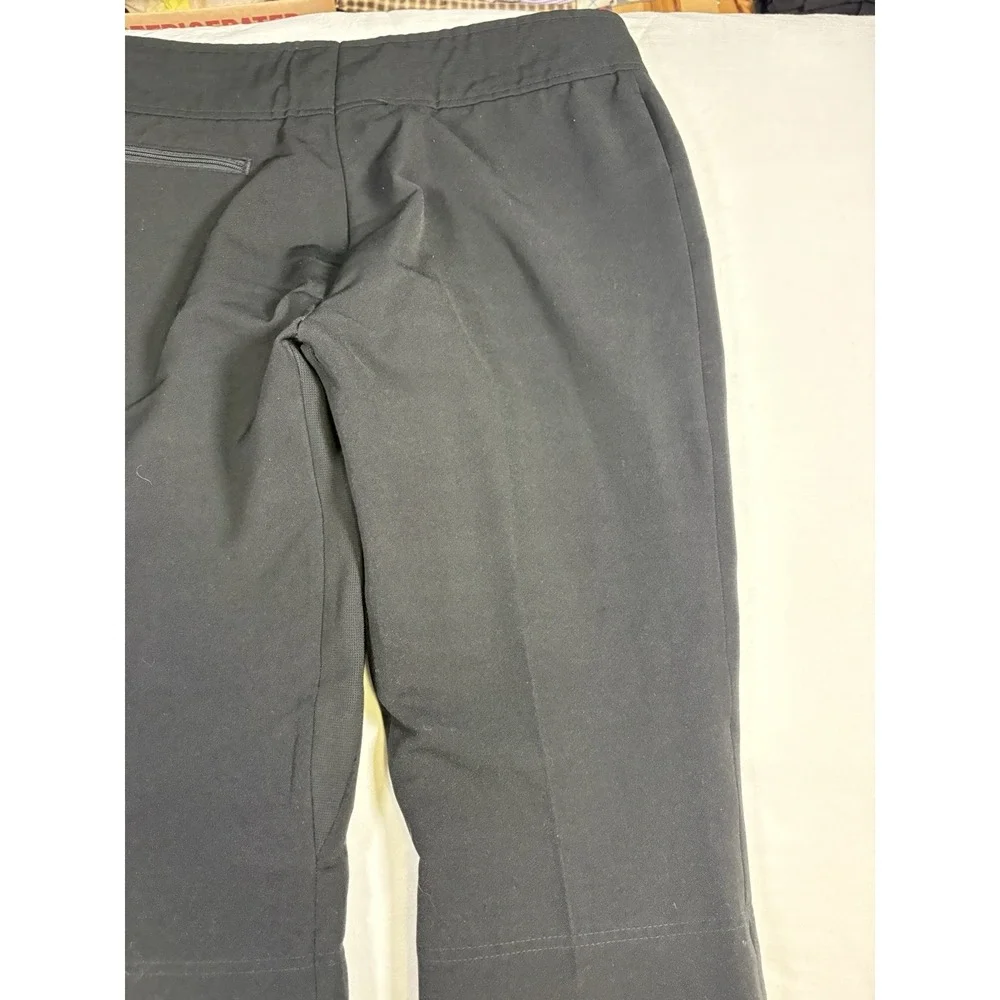 Vintage Roffe Ski Pants Men's 34 x 29 Black Stretch Jet Pants Made in USA Retro